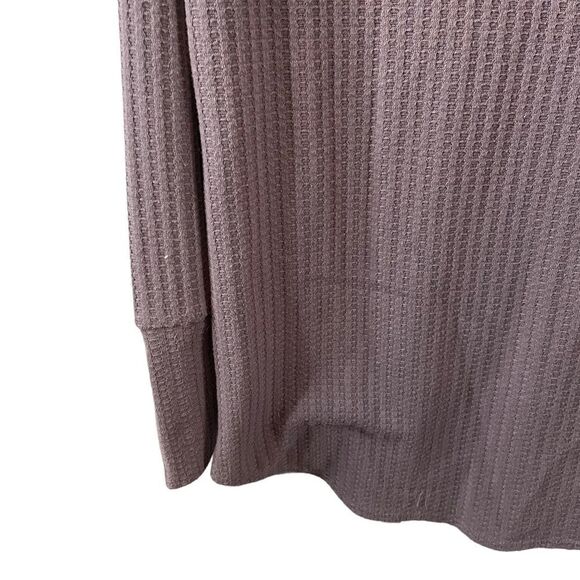 Chaser Henley Thermal Long Sleeve Button Sleeve Top Size MED - Picture 9 of 11